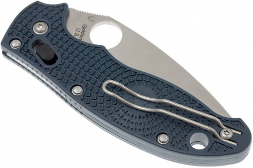 Складной нож Spyderco Manix 2 Lightweight Dark Blue 101PDBL2 фото 9
