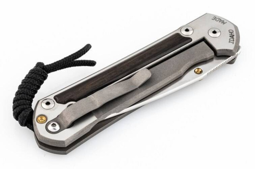 3810 Chris Reeve Large Sebenza 21 Gabon Ebony Inlay фото 6