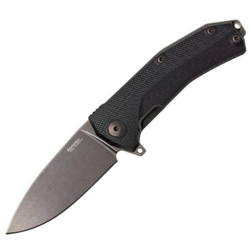 Складной нож Lion Steel KUR BBK G10 Black Flipper фото 4