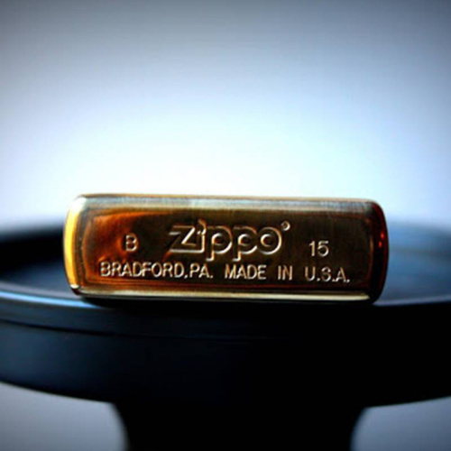 499 ZIPPO ЗажигалкаProud Lion Brushed Brass фото 10